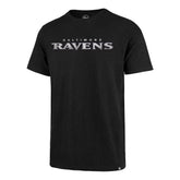BALTIMORE RAVENS GRIT WORDMARK '47 SCRUM TEE JET BLACK