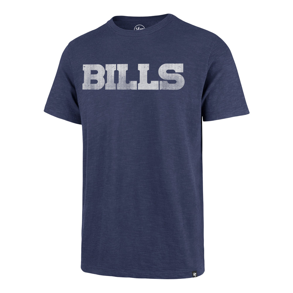 BUFFALO BILLS GRIT WORDMARK '47 SCRUM TEE BLEACHER BLUE