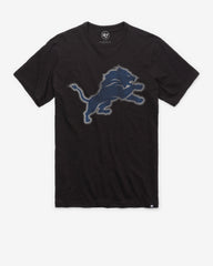 DETROIT LIONS GRIT '47 SCRUM TEE JET BLACK