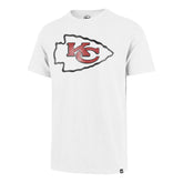 KANSAS CITY CHIEFS GRIT '47 SCRUM TEE WHITE WASH