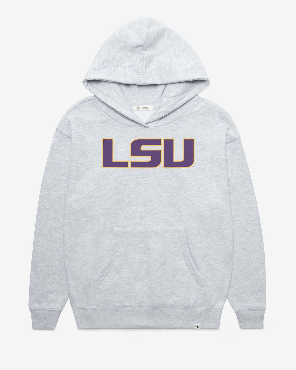 LOUISIANA STATE TIGERS LSU IMPRINT '47 NAOMI HOOD WOMENS RELAY GREY