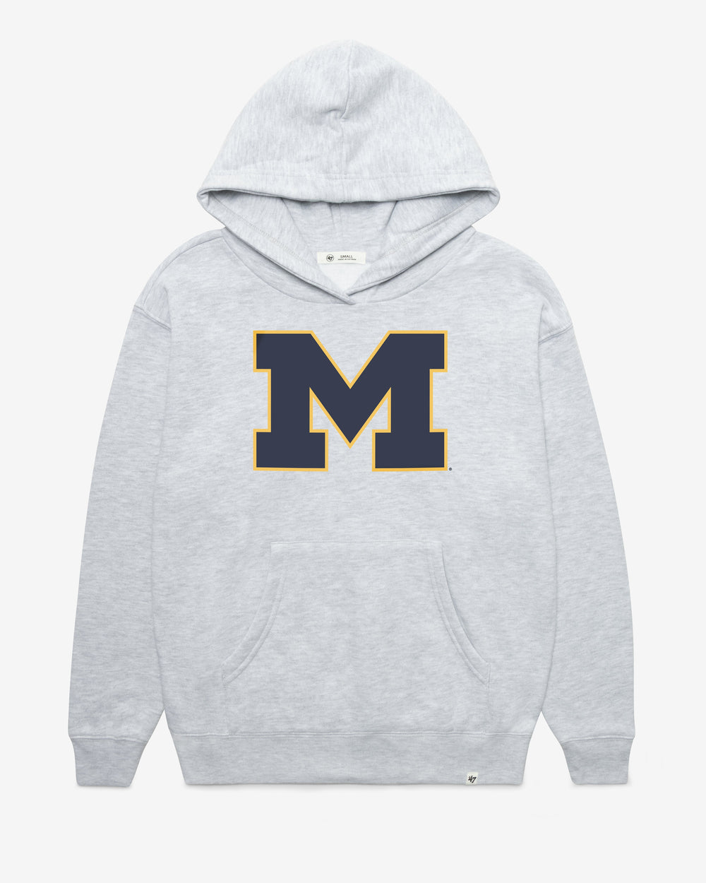 MICHIGAN WOLVERINES IMPRINT '47 NAOMI HOOD WOMENS RELAY GREY