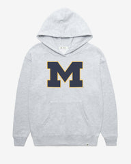 MICHIGAN WOLVERINES IMPRINT '47 NAOMI HOOD WOMENS RELAY GREY
