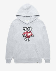 WISCONSIN BADGERS IMPRINT '47 NAOMI HOOD WOMENS RELAY GREY