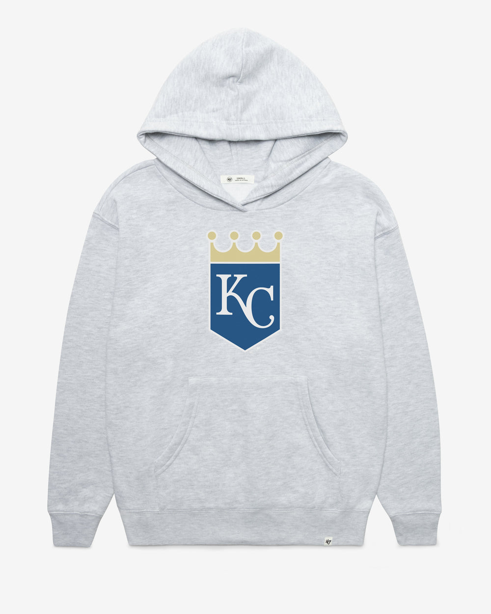 KANSAS CITY ROYALS IMPRINT '47 NAOMI HOOD WOMENS RELAY GREY