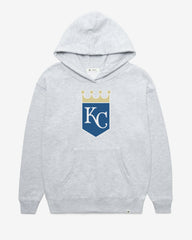 KANSAS CITY ROYALS IMPRINT '47 NAOMI HOOD WOMENS RELAY GREY