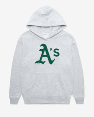 ATHLETICS BASEBALL IMPRINT '47 NAOMI HOOD WOMENS RELAY GREY