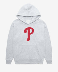 PHILADELPHIA PHILLIES IMPRINT '47 NAOMI HOOD WOMENS RELAY GREY