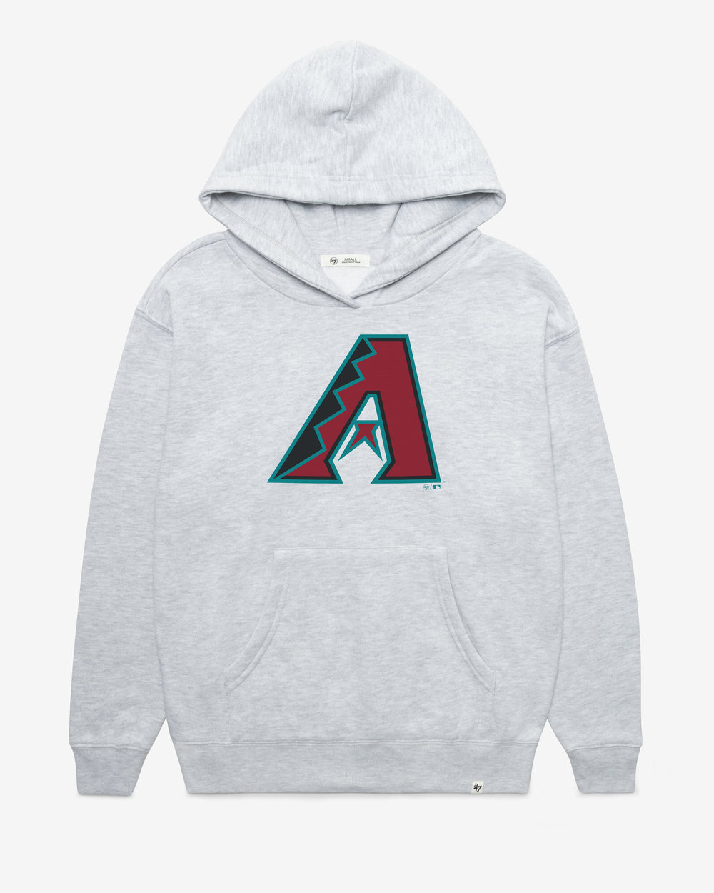 ARIZONA DIAMONDBACKS IMPRINT '47 NAOMI HOOD WOMENS RELAY GREY