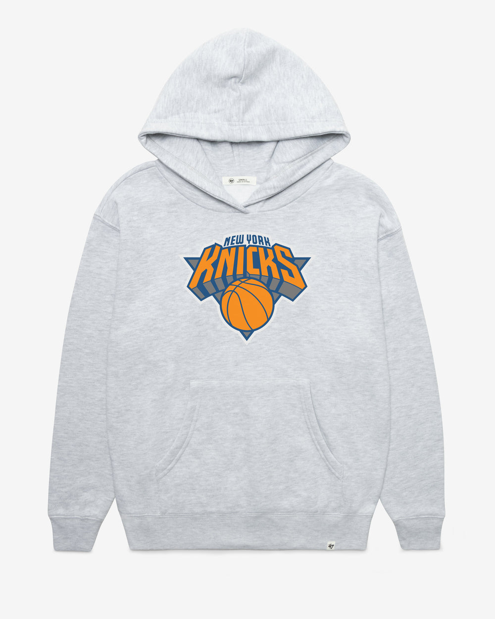 NEW YORK KNICKS IMPRINT '47 NAOMI HOOD WOMENS RELAY GREY