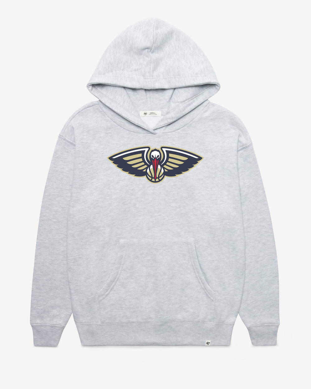 NEW ORLEANS PELICANS IMPRINT '47 NAOMI HOOD WOMENS RELAY GREY