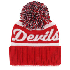 NEW JERSEY DEVILS SPIRITED '47 CUFF KNIT RED