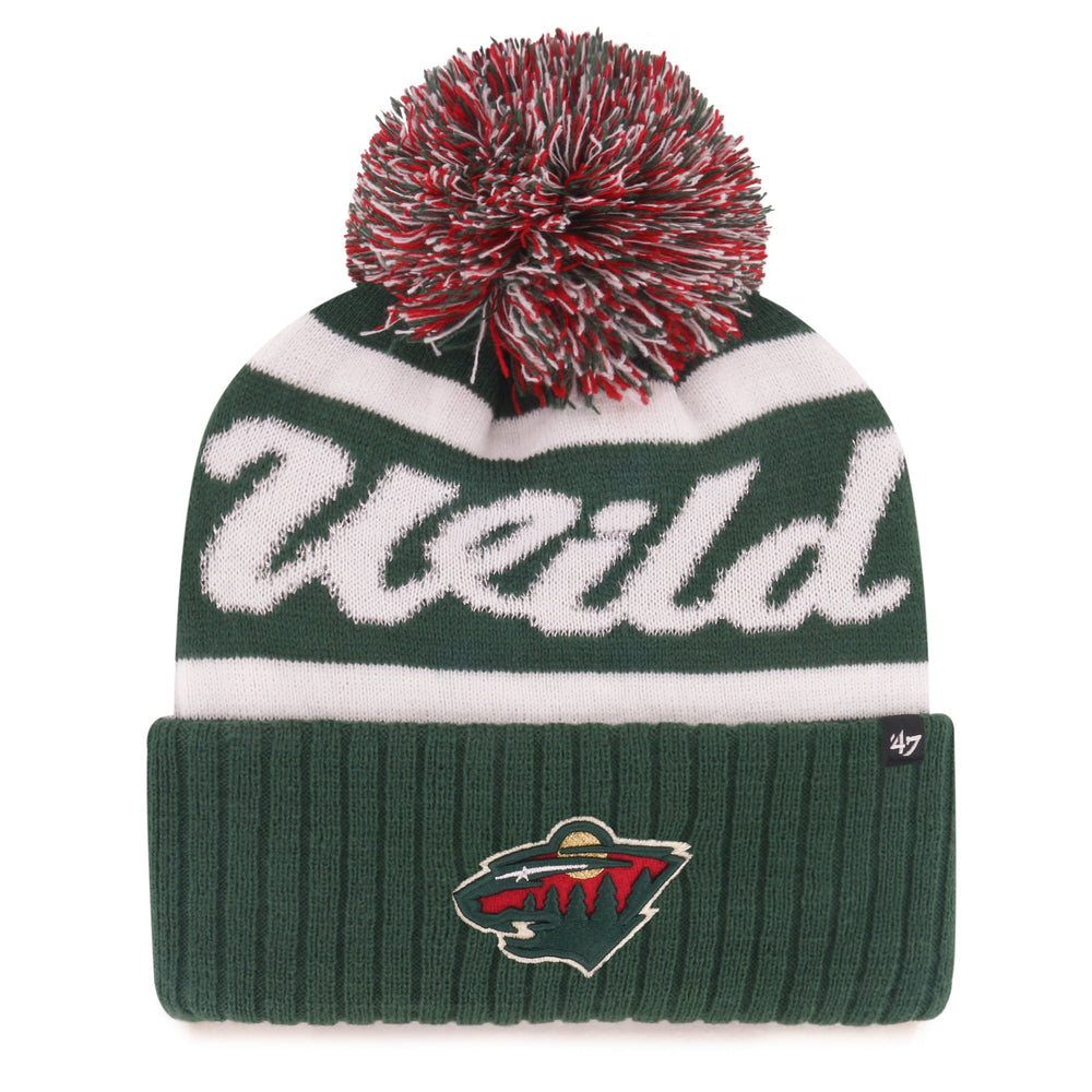 MINNESOTA WILD SPIRITED '47 CUFF KNIT DARK GREEN