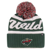 MINNESOTA WILD SPIRITED '47 CUFF KNIT DARK GREEN