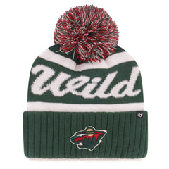 MINNESOTA WILD SPIRITED '47 CUFF KNIT DARK GREEN