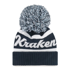 SEATTLE KRAKEN SPIRITED '47 CUFF KNIT NAVY