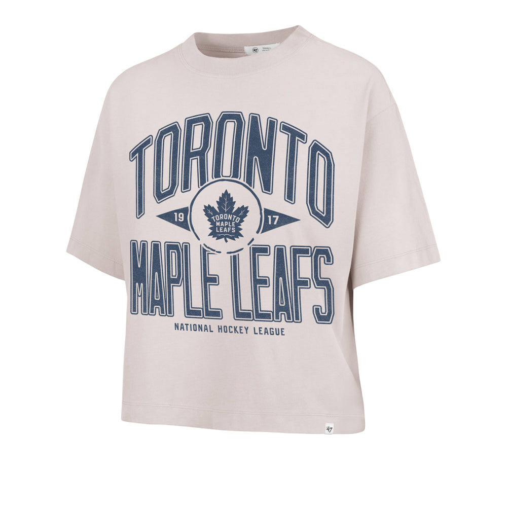 TORONTO MAPLE LEAFS WINDTHROW '47 RAVINE CROP TEE WOMENS MOJAVE