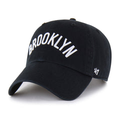BROOKLYN NETS CITY EDITION SURE SHOT '47 CLEAN UP BLACK