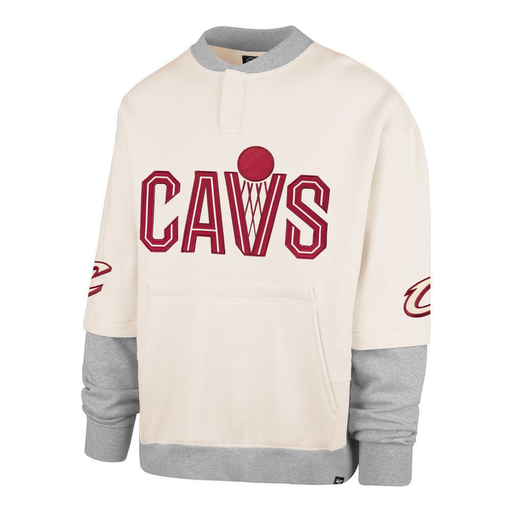 CLEVELAND CAVALIERS TRIFECTA '47 DOUBLE LAYERED SNAP CREW CREAM