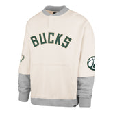 MILWAUKEE BUCKS TRIFECTA '47 DOUBLE LAYERED SNAP CREW CREAM