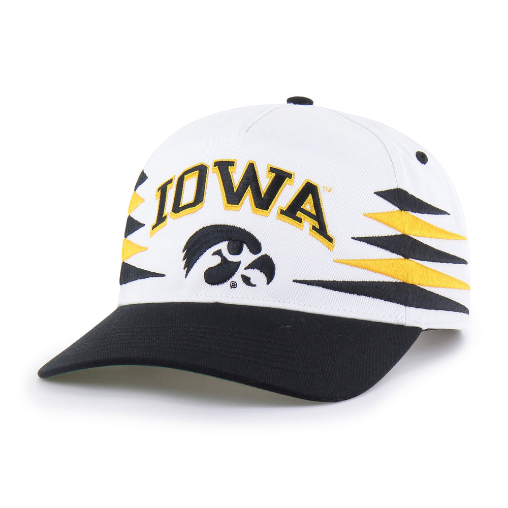 IOWA HAWKEYES DIAMOND CUT '47 HITCH WHITE