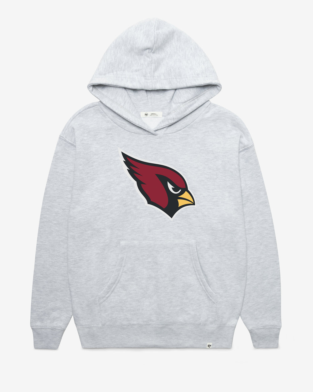 ARIZONA CARDINALS IMPRINT '47 NAOMI HOOD WOMENS RELAY GREY