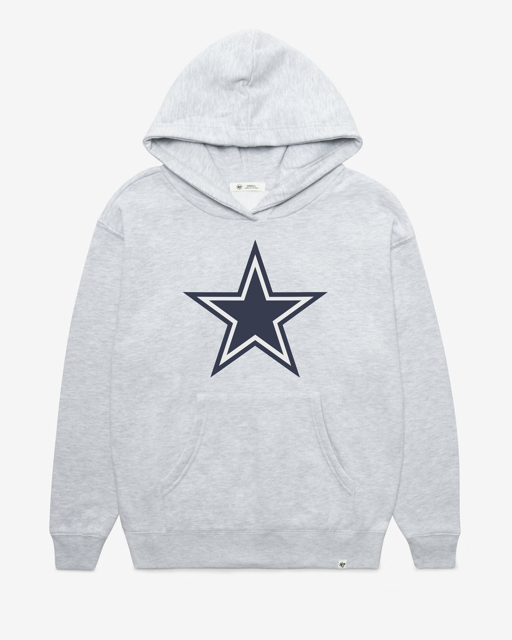 DALLAS COWBOYS IMPRINT '47 NAOMI HOOD WOMENS RELAY GREY