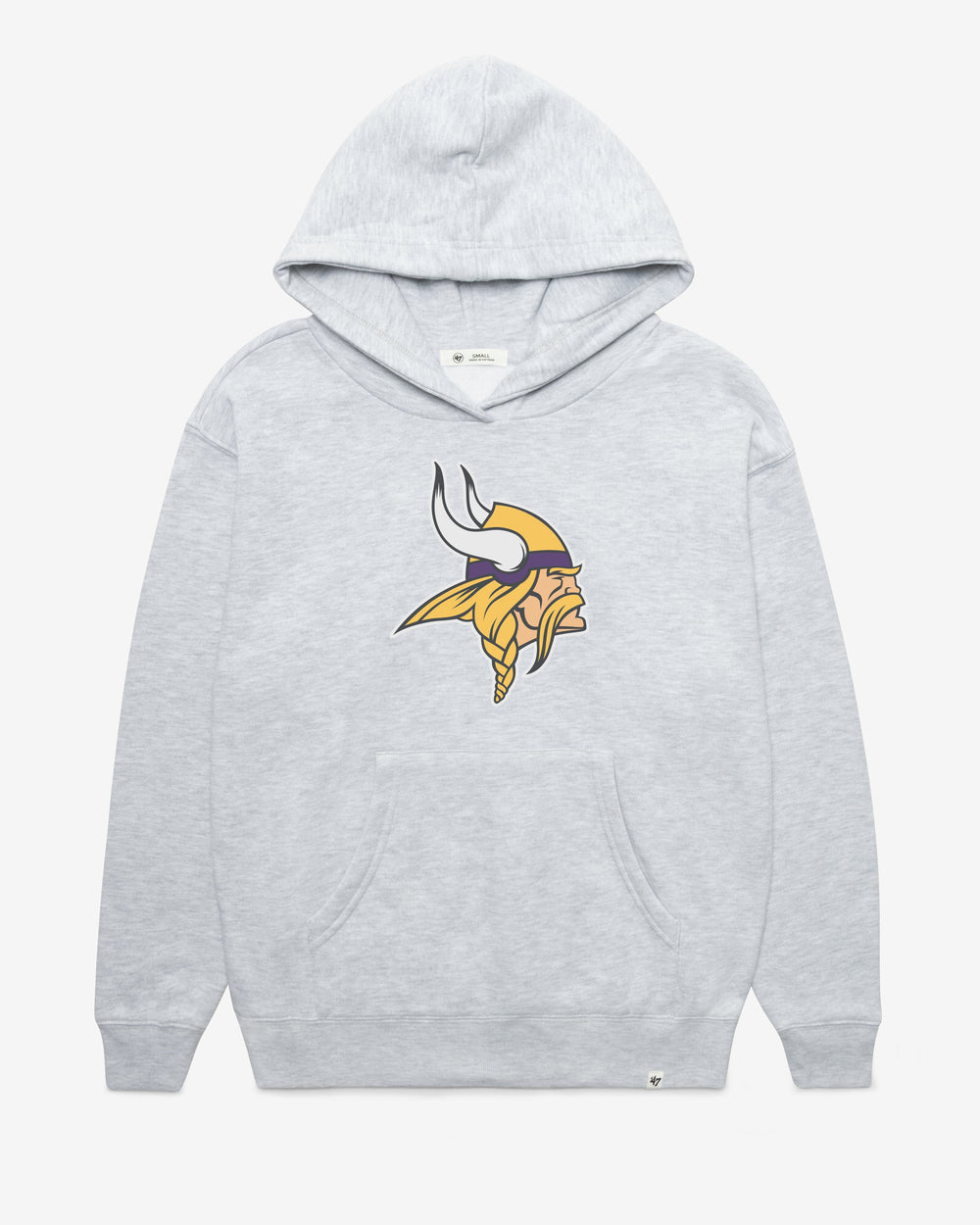 MINNESOTA VIKINGS IMPRINT '47 NAOMI HOOD WOMENS RELAY GREY