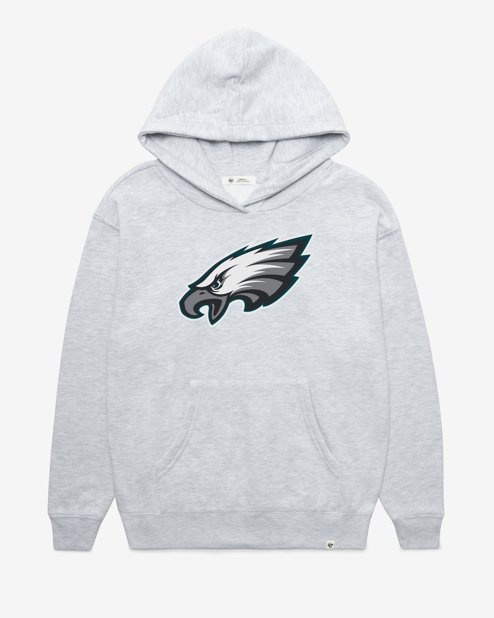 PHILADELPHIA EAGLES IMPRINT '47 NAOMI HOOD WOMENS RELAY GREY