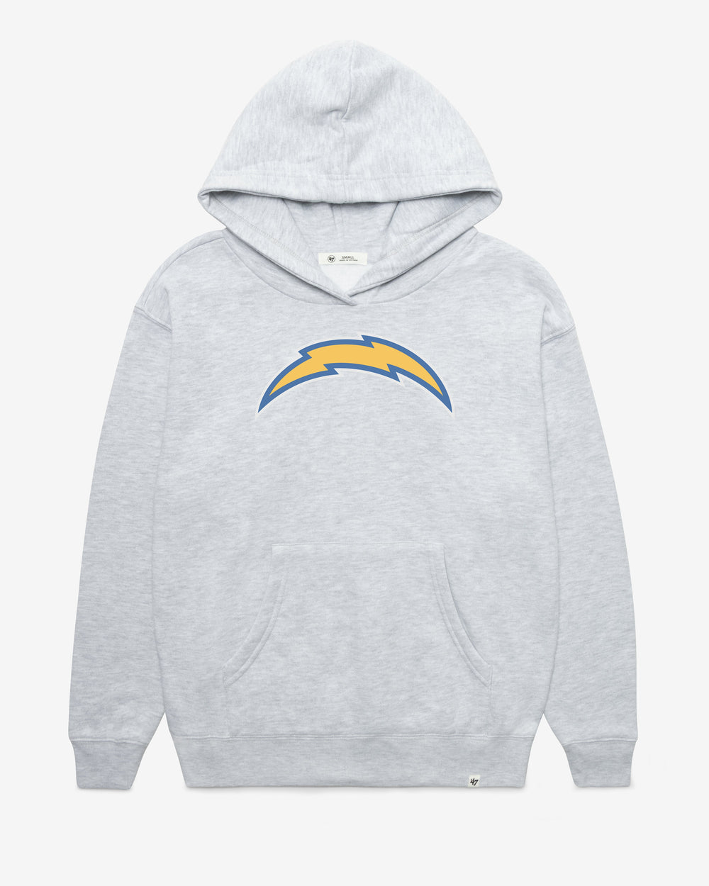 LOS ANGELES CHARGERS IMPRINT '47 NAOMI HOOD WOMENS RELAY GREY