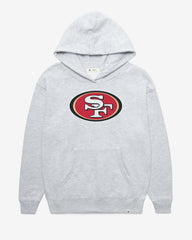 SAN FRANCISCO 49ERS IMPRINT '47 NAOMI HOOD WOMENS RELAY GREY