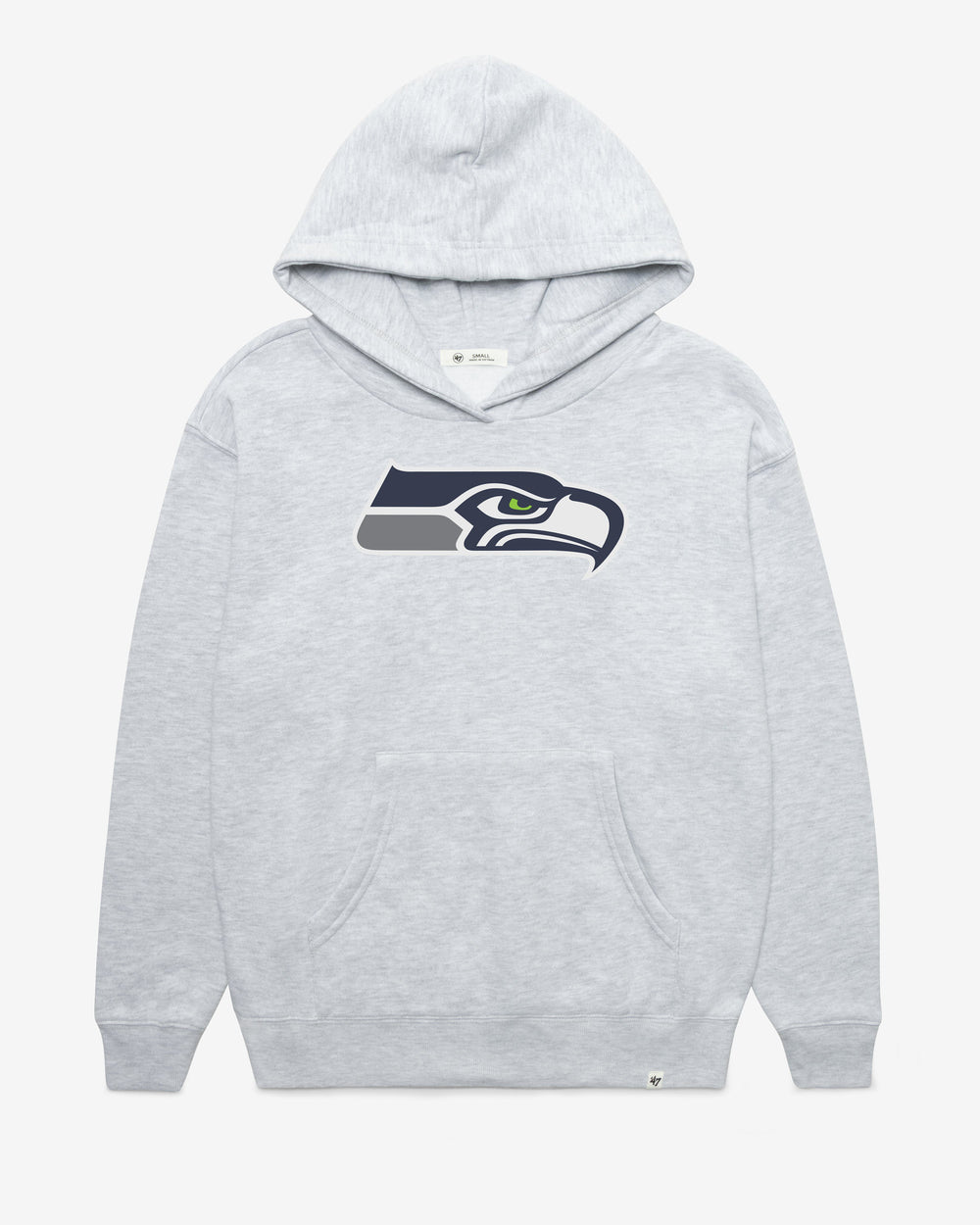 SEATTLE SEAHAWKS IMPRINT '47 NAOMI HOOD WOMENS RELAY GREY