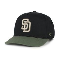 SAN DIEGO PADRES KHAKI ACCENTS '47 HITCH BLACK