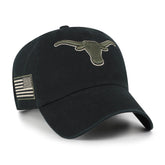 TEXAS LONGHORNS KHAKI ACCENTS '47 CLEAN UP BLACK