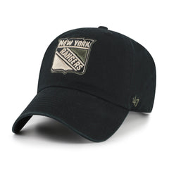NEW YORK RANGERS KHAKI ACCENTS '47 CLEAN UP BLACK