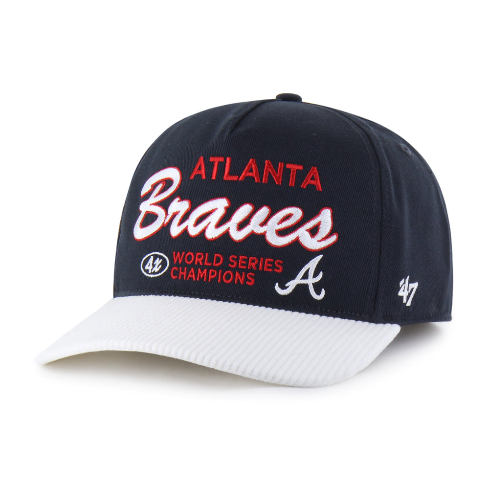ATLANTA BRAVES COOPERSTOWN WORLD SERIES MULTI TIME '47 HITCH RF RELAXED FIT NAVY