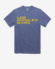LOS ANGELES RAMS GRIT '47 SCRUM TEE BLEACHER BLUE