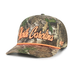 NORTH CAROLINA TAR HEELS UNC OVERHAND SCRIPT REALTREE '47 HITCH REALTREE APX