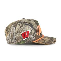 WISCONSIN BADGERS OVERHAND SCRIPT REALTREE '47 HITCH REALTREE APX
