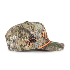 DETROIT LIONS OVERHAND SCRIPT REALTREE '47 HITCH RELAXED FIT REALTREE APX
