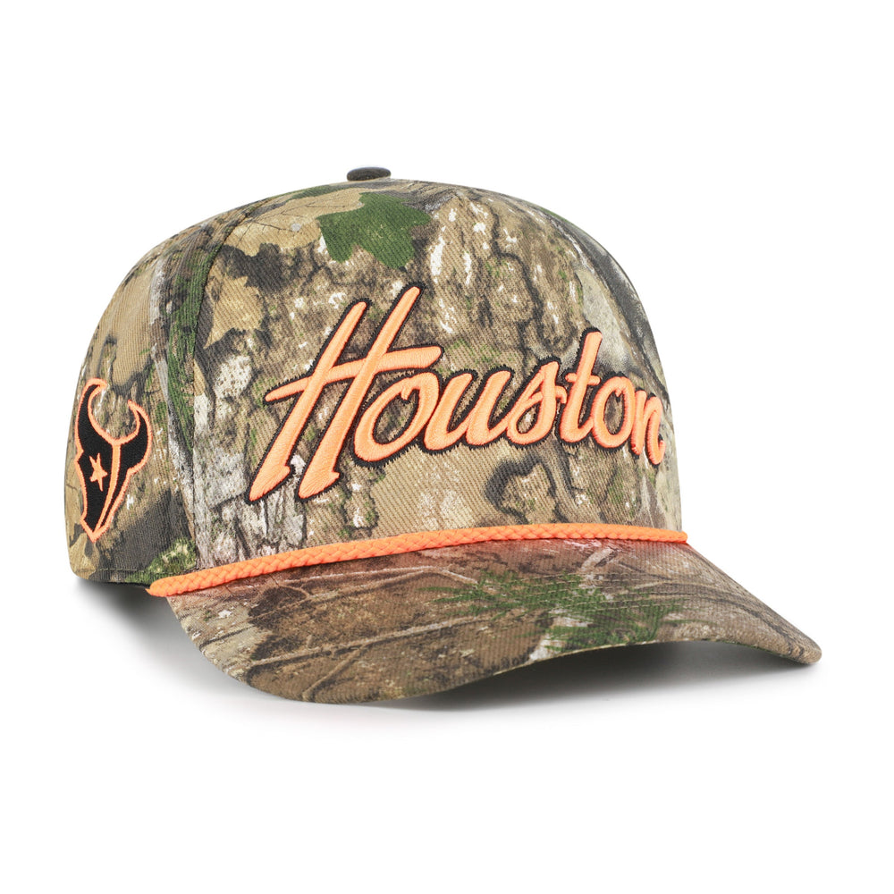HOUSTON TEXANS OVERHAND SCRIPT REALTREE '47 HITCH RELAXED FIT REALTREE APX