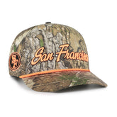 SAN FRANCISCO 49ERS OVERHAND SCRIPT REALTREE '47 HITCH RELAXED FIT REALTREE APX