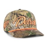 DETROIT RED WINGS OVERHAND SCRIPT REALTREE '47 HITCH REALTREE APX