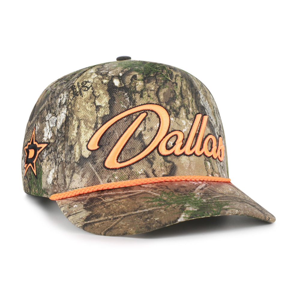 DALLAS STARS OVERHAND SCRIPT REALTREE '47 HITCH REALTREE APX
