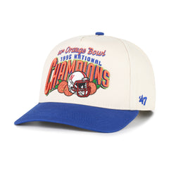 NEBRASKA CORNHUSKERS ORANGE BOWL PAST CHAMPS '47 HITCH NATURAL