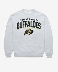 COLORADO BUFFALOES CAMPUS ARCH CLOUD '47 OVERSIZED CREW WOMENS RELAY GREY
