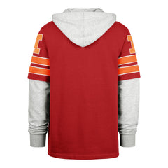 TAMPA BAY BUCCANEERS HISTORIC DOUBLE HEADER BLITZ '47 CORNERBACK LACER RACER RED