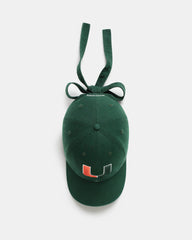 MIAMI HURRICANES MADHAPPY BOWTIE '47 CLEAN UP DARK GREEN