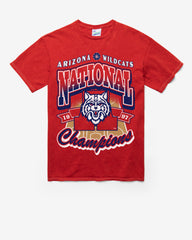 ARIZONA WILDCATS H-CHAMPS LOCKER VINTAGE '47 TUBULAR TEE DT RED