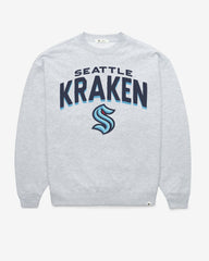 SEATTLE KRAKEN CAMPUS ARCH CLOUD '47 OVERSIZED CREW WOMENS RELAY GREY